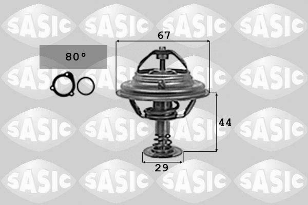 Sasic 9000717 - Термостат, охолоджуюча рідина autocars.com.ua