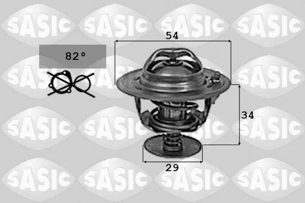 Sasic 9000743 - Термостат, охлаждающая жидкость avtokuzovplus.com.ua