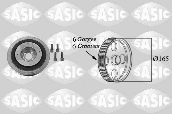 Sasic 9001813 - Шкив коленчатого вала autodnr.net