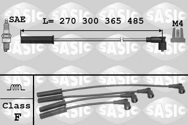 Sasic 9284005 - Комплект проводів запалювання autocars.com.ua