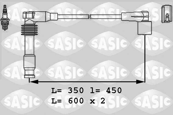 Sasic 9286027 - Комплект проводів запалювання autocars.com.ua