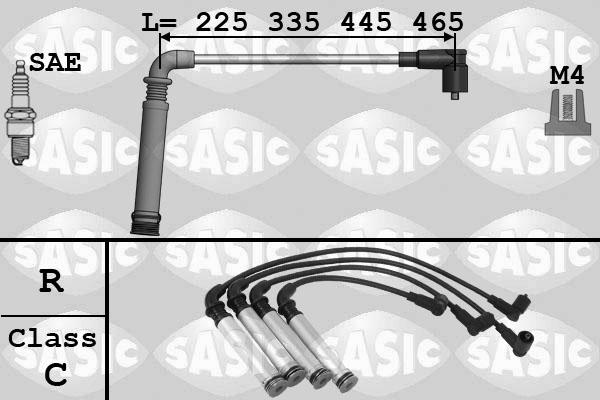 Sasic 9286044 - Комплект проводов зажигания avtokuzovplus.com.ua