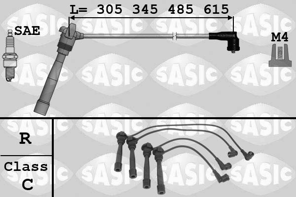 Sasic 9286047 - Комплект проводов зажигания avtokuzovplus.com.ua