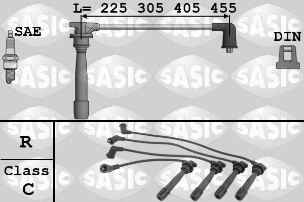 Sasic 9286051 - Комплект проводов зажигания autodnr.net