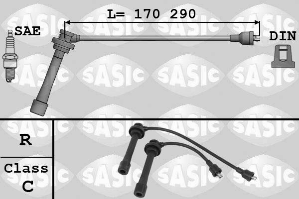 Sasic 9286062 - Комплект проводів запалювання autocars.com.ua