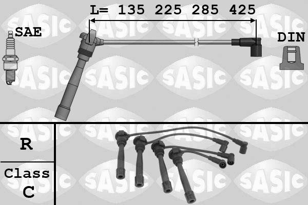 Sasic 9286064 - Комплект проводів запалювання autocars.com.ua