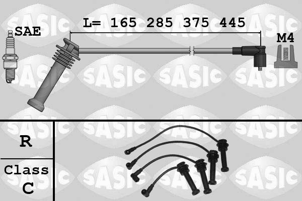 Sasic 9286079 - Комплект проводів запалювання autocars.com.ua