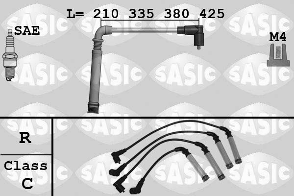 Sasic 9286085 - Комплект проводов зажигания avtokuzovplus.com.ua