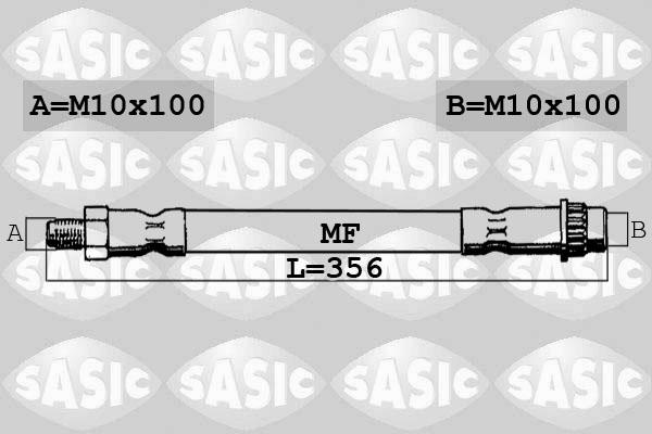 Sasic SBH0134 - Тормозной шланг avtokuzovplus.com.ua