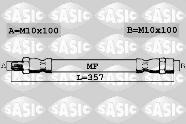 Sasic SBH6273 - Гальмівний шланг autocars.com.ua