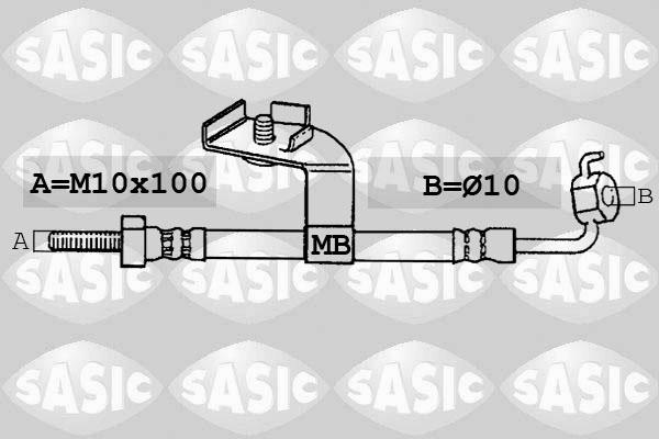 Sasic SBH6328 - Тормозной шланг avtokuzovplus.com.ua