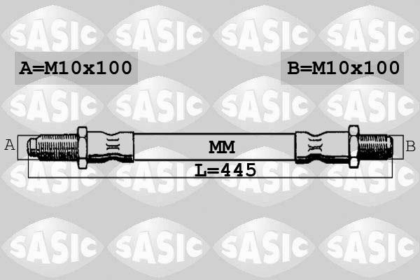 Sasic SBH6333 - Гальмівний шланг autocars.com.ua