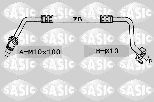 Sasic SBH6341 - Тормозной шланг autodnr.net