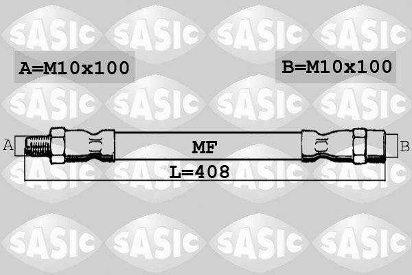 Sasic SBH6391 - Гальмівний шланг autocars.com.ua