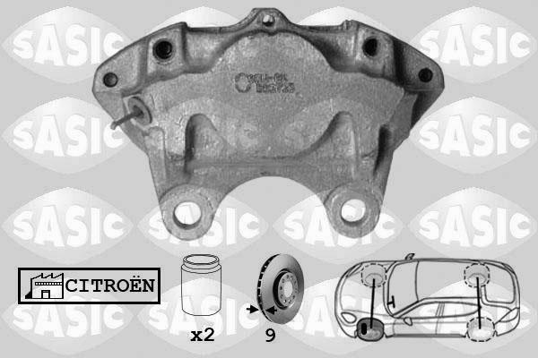 Sasic SCA0012 - Гальмівний супорт autocars.com.ua