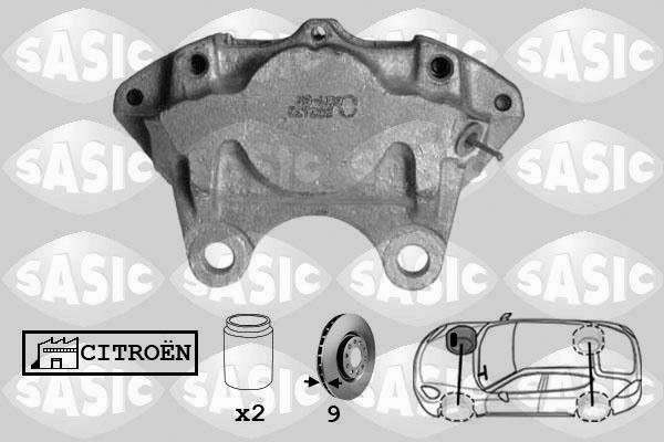 Sasic SCA0013 - Гальмівний супорт autocars.com.ua