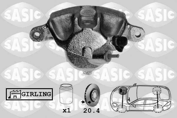 Sasic SCA0041 - Гальмівний супорт autocars.com.ua