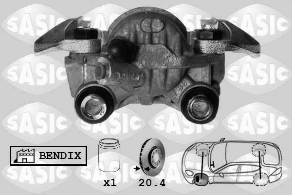 Sasic SCA0044 - Гальмівний супорт autocars.com.ua