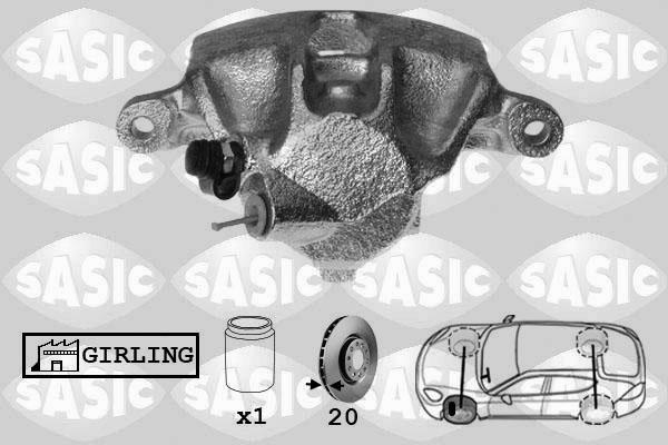 Sasic SCA0048 - Тормозной суппорт avtokuzovplus.com.ua