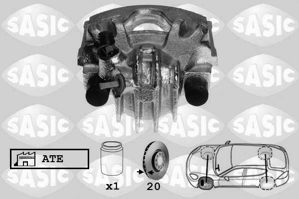 Sasic SCA0050 - Тормозной суппорт avtokuzovplus.com.ua