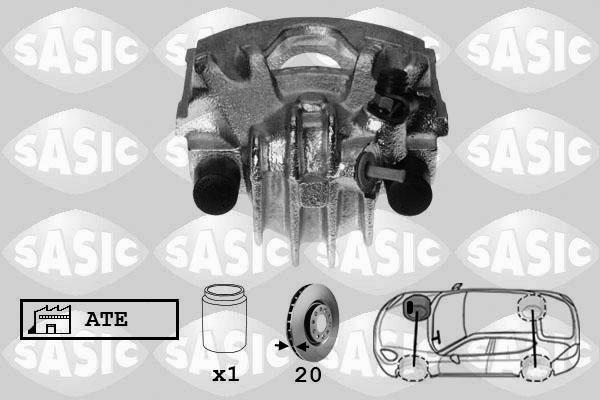 Sasic SCA0051 - Гальмівний супорт autocars.com.ua