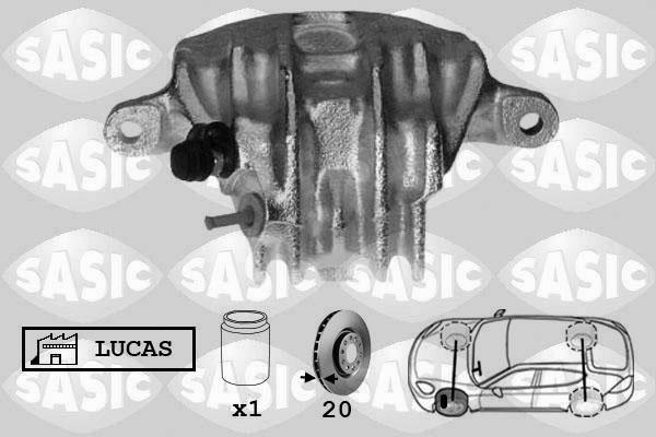 Sasic SCA0052 - Тормозной суппорт avtokuzovplus.com.ua