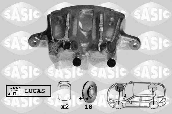 Sasic SCA0063 - Тормозной суппорт avtokuzovplus.com.ua