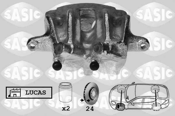 Sasic SCA0066 - Тормозной суппорт avtokuzovplus.com.ua