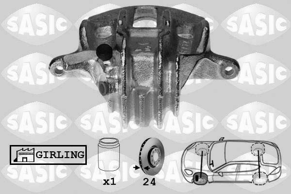 Sasic SCA0074 - Гальмівний супорт autocars.com.ua