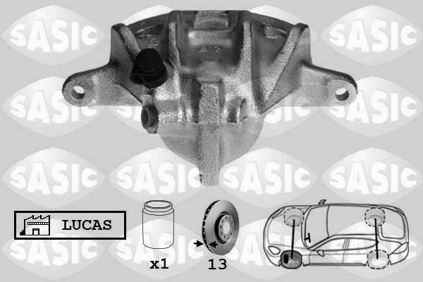 Sasic SCA0086 - Тормозной суппорт avtokuzovplus.com.ua