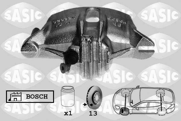 Sasic SCA0096 - Гальмівний супорт autocars.com.ua