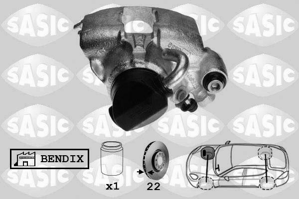 Sasic SCA0099 - Гальмівний супорт autocars.com.ua