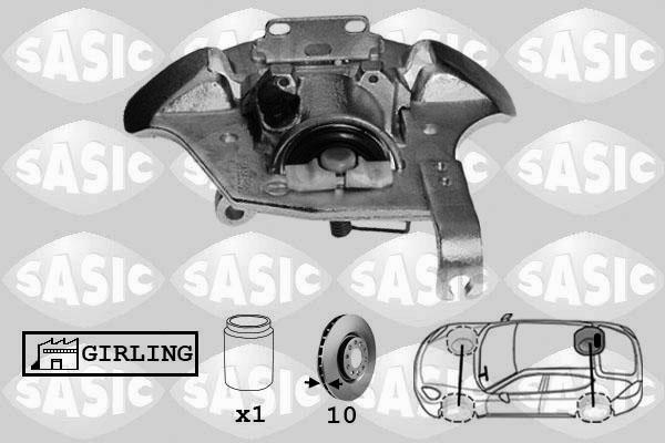 Sasic SCA0107 - Гальмівний супорт autocars.com.ua