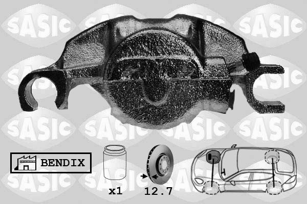 Sasic SCA0125 - Гальмівний супорт autocars.com.ua