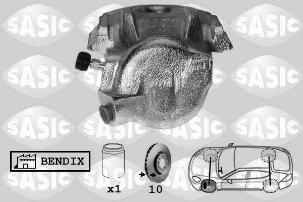 Sasic SCA0128 - Гальмівний супорт autocars.com.ua