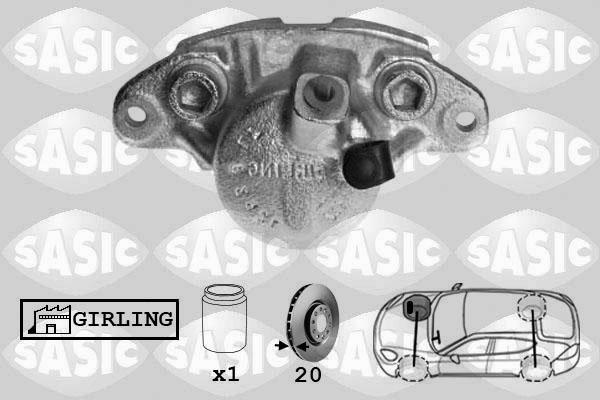 Sasic SCA4005 - Гальмівний супорт autocars.com.ua