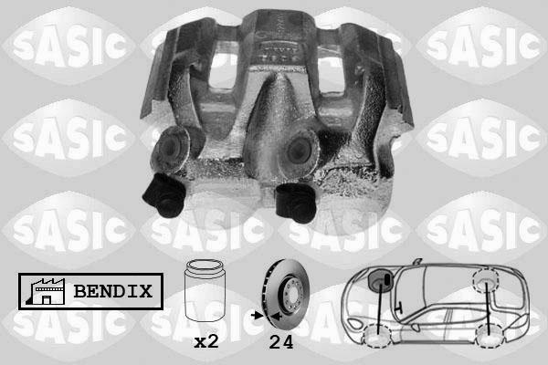 Sasic SCA4027 - Гальмівний супорт autocars.com.ua