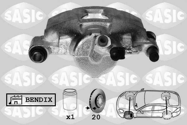 Sasic SCA4028 - Гальмівний супорт autocars.com.ua