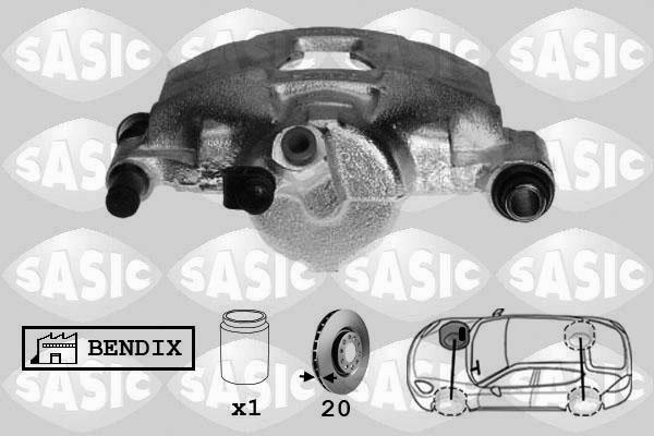 Sasic SCA4029 - Гальмівний супорт autocars.com.ua