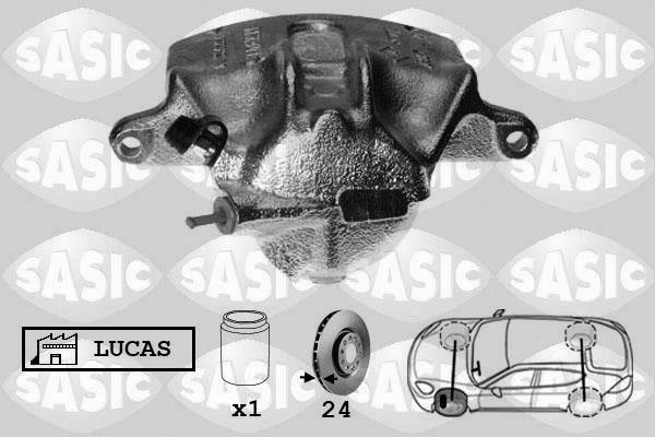 Sasic SCA4042 - Гальмівний супорт autocars.com.ua