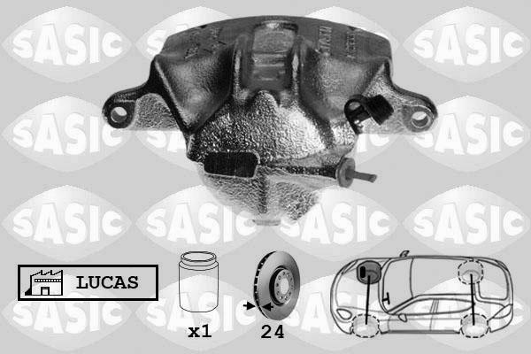 Sasic SCA4043 - Тормозной суппорт avtokuzovplus.com.ua