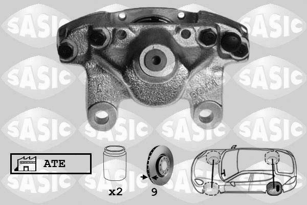 Sasic SCA6012 - Тормозной суппорт avtokuzovplus.com.ua