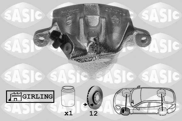 Sasic SCA6038 - Тормозной суппорт avtokuzovplus.com.ua