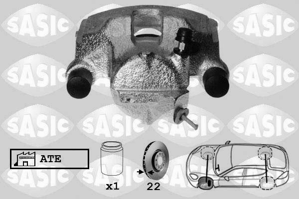 Sasic SCA6076 - Тормозной суппорт avtokuzovplus.com.ua