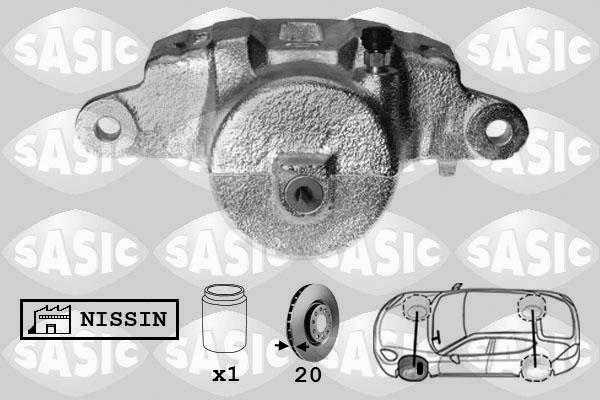 Sasic SCA6082 - Тормозной суппорт avtokuzovplus.com.ua