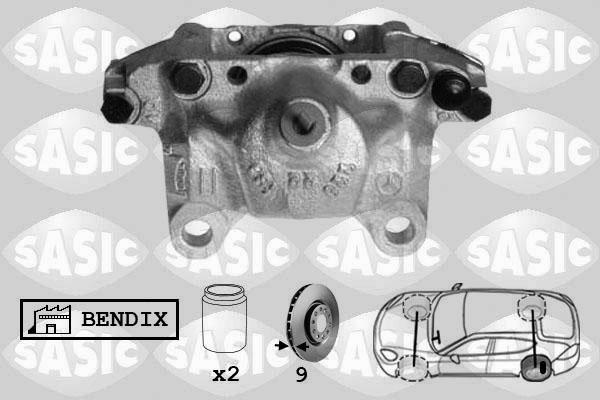 Sasic SCA6084 - Гальмівний супорт autocars.com.ua