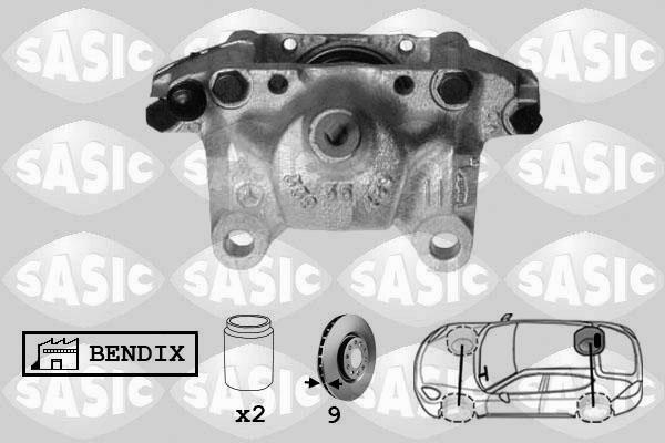 Sasic SCA6085 - Гальмівний супорт autocars.com.ua