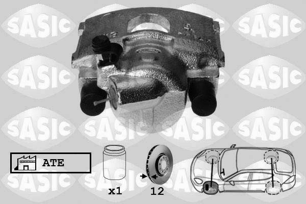 Sasic SCA6124 - Тормозной суппорт avtokuzovplus.com.ua