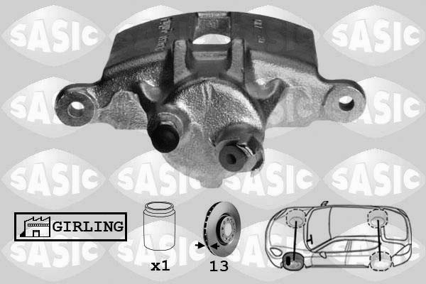 Sasic SCA6140 - Тормозной суппорт avtokuzovplus.com.ua