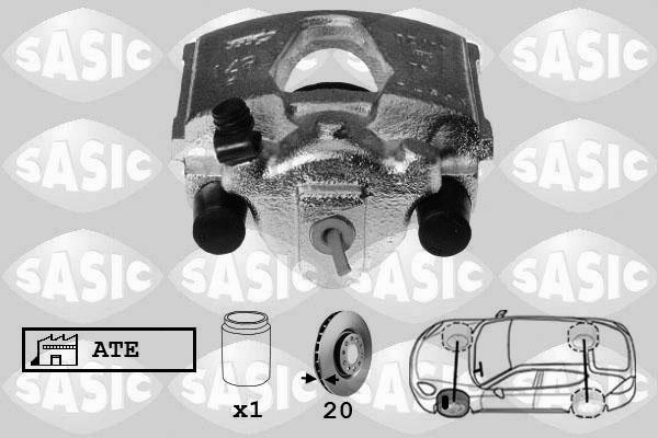 Sasic SCA6150 - Гальмівний супорт autocars.com.ua